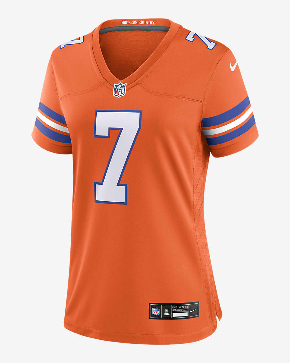 Vintage Denver purchases Broncos Elway Jersey